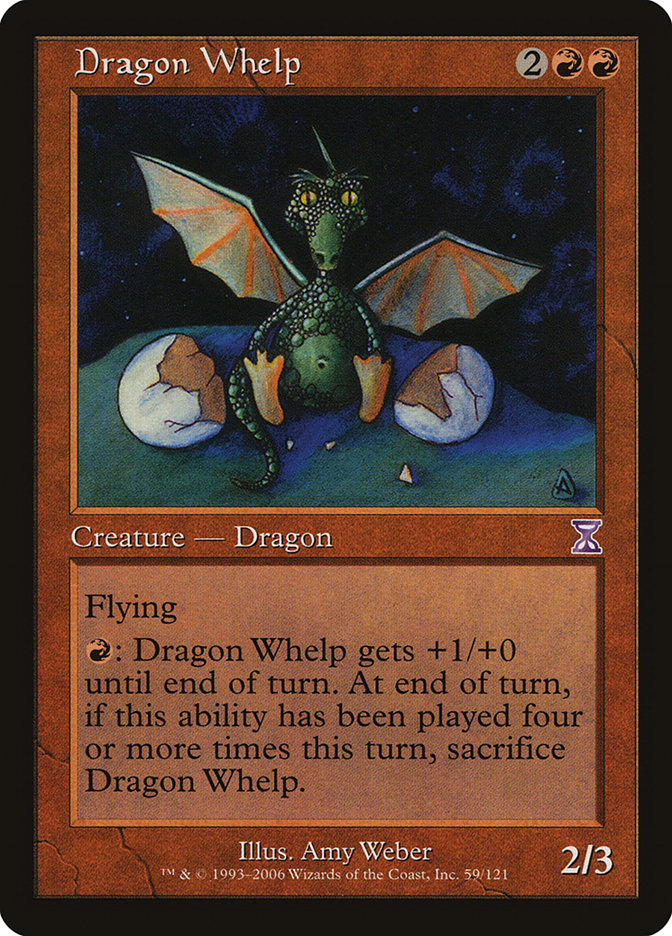 Dragon Whelp [Time Spiral Timeshifted] MTG Single Magic: The Gathering    | Red Claw Gaming