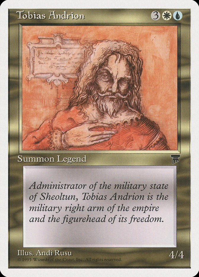 Tobias Andrion [Chronicles] MTG Single Magic: The Gathering    | Red Claw Gaming