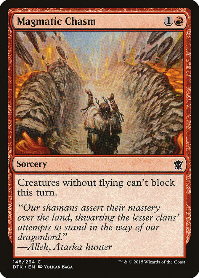 Magmatic Chasm [Dragons of Tarkir] MTG Single Magic: The Gathering    | Red Claw Gaming