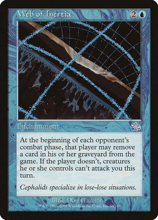 Web of Inertia [Judgment] MTG Single Magic: The Gathering    | Red Claw Gaming