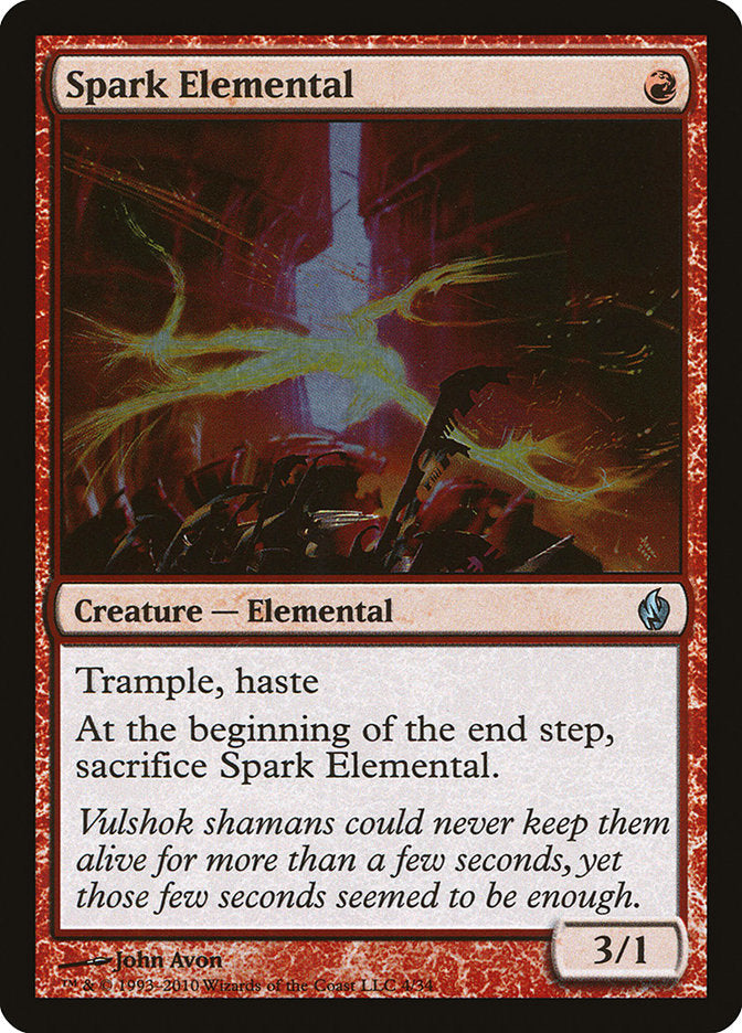 Spark Elemental [Premium Deck Series: Fire and Lightning] MTG Single Magic: The Gathering    | Red Claw Gaming