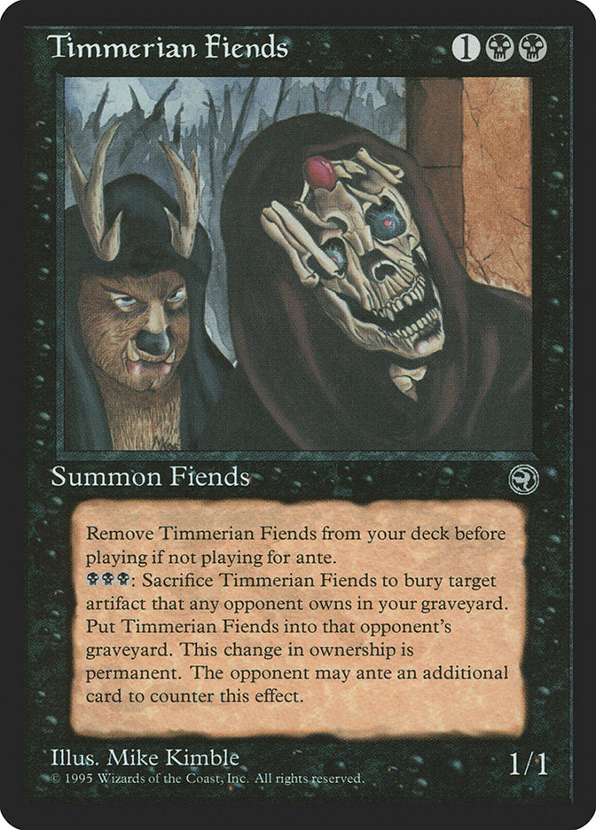 Timmerian Fiends [Homelands] MTG Single Magic: The Gathering    | Red Claw Gaming