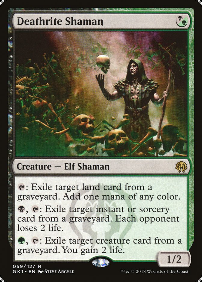 Deathrite Shaman [Guilds of Ravnica Guild Kit] MTG Single Magic: The Gathering    | Red Claw Gaming