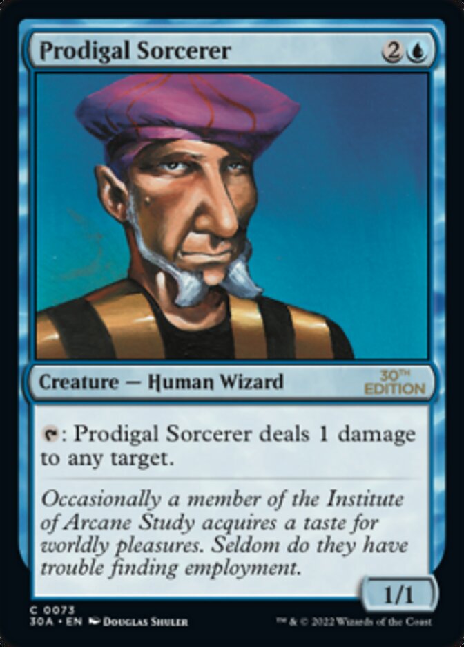 Prodigal Sorcerer [30th Anniversary Edition] MTG Single Magic: The Gathering    | Red Claw Gaming