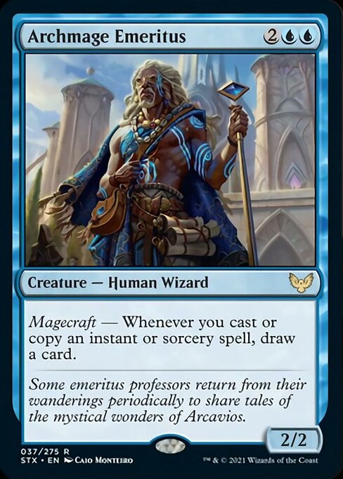 Archmage Emeritus [Strixhaven: School of Mages] MTG Single Magic: The Gathering    | Red Claw Gaming