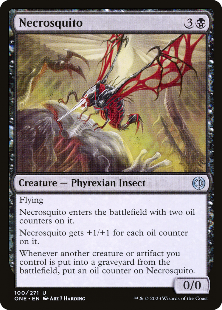 Necrosquito [Phyrexia: All Will Be One] MTG Single Magic: The Gathering    | Red Claw Gaming
