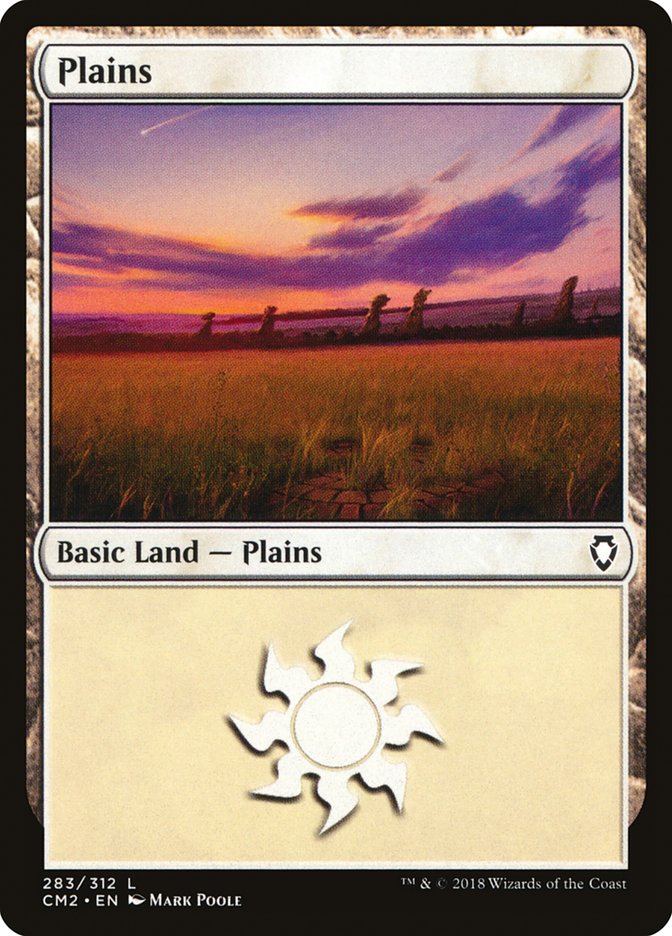 Plains (283) [Commander Anthology Volume II] MTG Single Magic: The Gathering    | Red Claw Gaming
