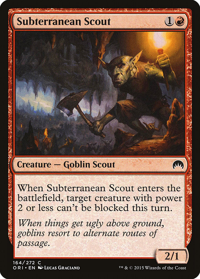 Subterranean Scout [Magic Origins] MTG Single Magic: The Gathering    | Red Claw Gaming