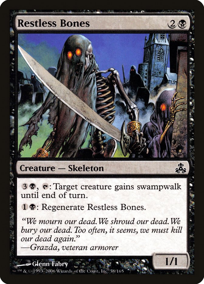 Restless Bones [Guildpact] MTG Single Magic: The Gathering    | Red Claw Gaming