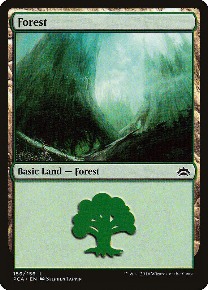 Forest (156) [Planechase Anthology] MTG Single Magic: The Gathering    | Red Claw Gaming