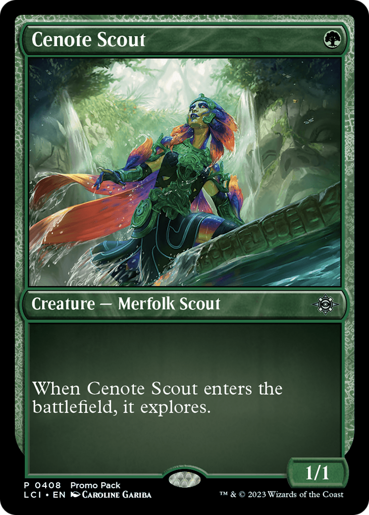 Cenote Scout [The Lost Caverns of Ixalan Promos] MTG Single Magic: The Gathering    | Red Claw Gaming