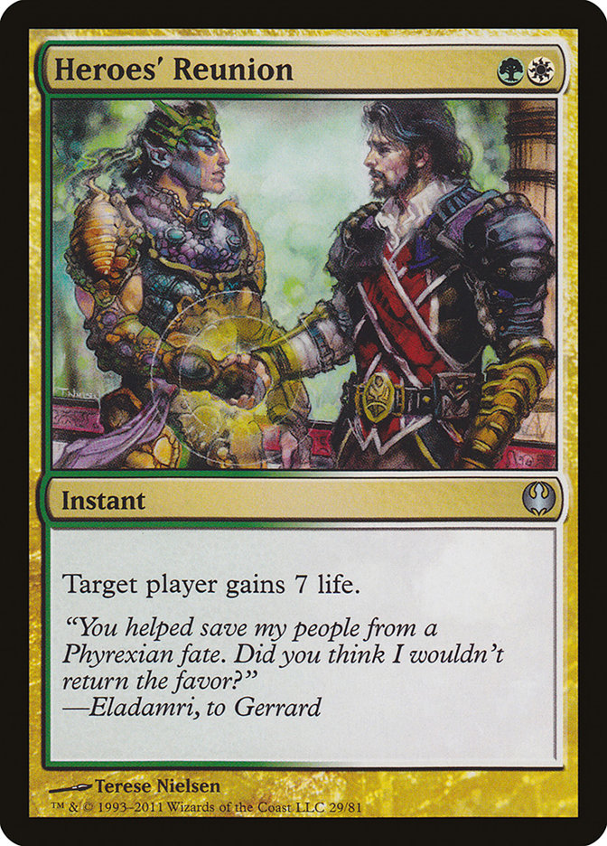 Heroes' Reunion [Duel Decks: Knights vs. Dragons] MTG Single Magic: The Gathering    | Red Claw Gaming