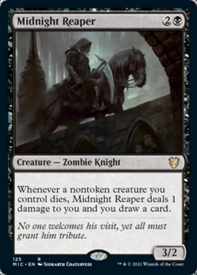 Midnight Reaper [Innistrad: Midnight Hunt Commander] MTG Single Magic: The Gathering    | Red Claw Gaming
