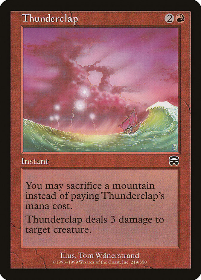 Thunderclap [Mercadian Masques] MTG Single Magic: The Gathering    | Red Claw Gaming
