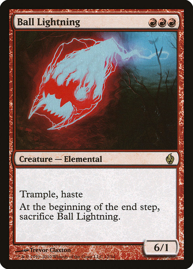 Ball Lightning [Premium Deck Series: Fire and Lightning] MTG Single Magic: The Gathering    | Red Claw Gaming