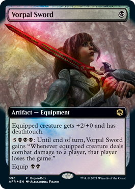 Vorpal Sword (Buy-A-Box) [Dungeons & Dragons: Adventures in the Forgotten Realms] MTG Single Magic: The Gathering    | Red Claw Gaming
