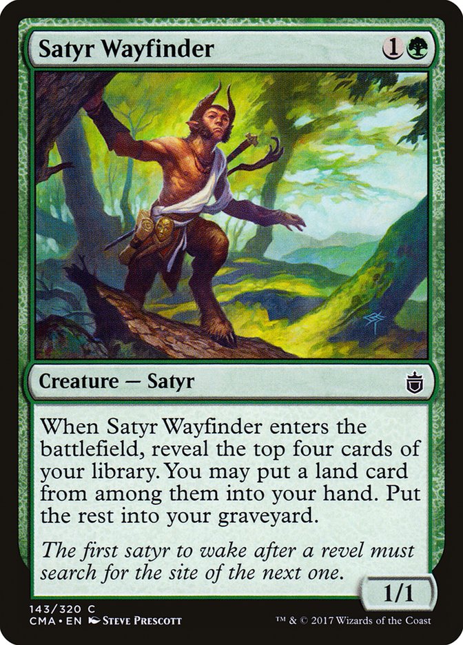 Satyr Wayfinder [Commander Anthology] MTG Single Magic: The Gathering    | Red Claw Gaming
