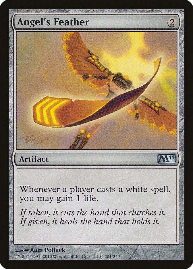 Angel's Feather [Magic 2011] MTG Single Magic: The Gathering    | Red Claw Gaming