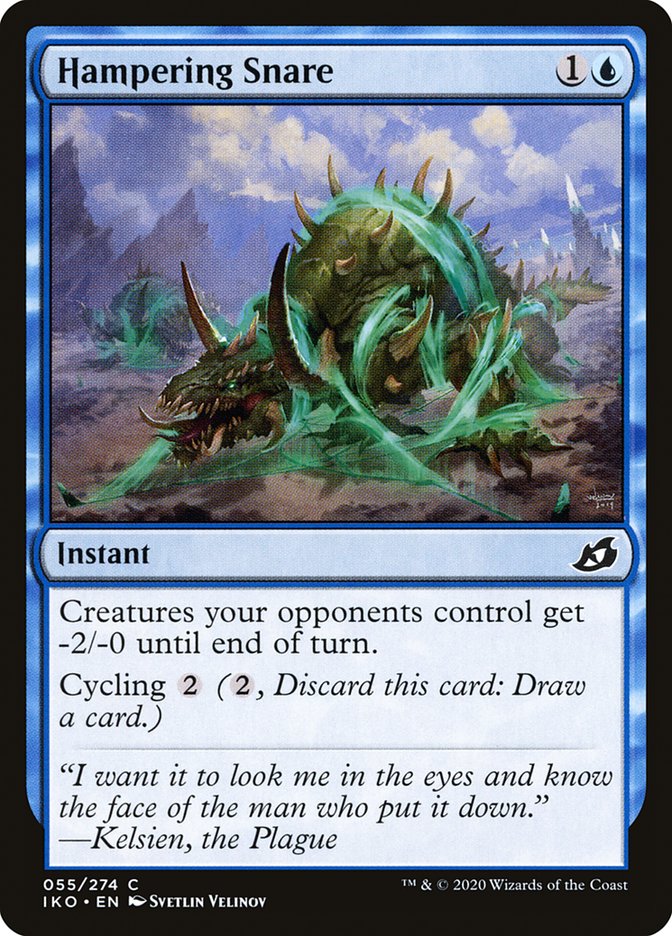 Hampering Snare [Ikoria: Lair of Behemoths] MTG Single Magic: The Gathering    | Red Claw Gaming
