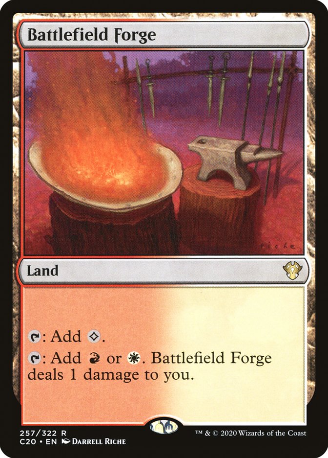 Battlefield Forge [Commander 2020] MTG Single Magic: The Gathering    | Red Claw Gaming