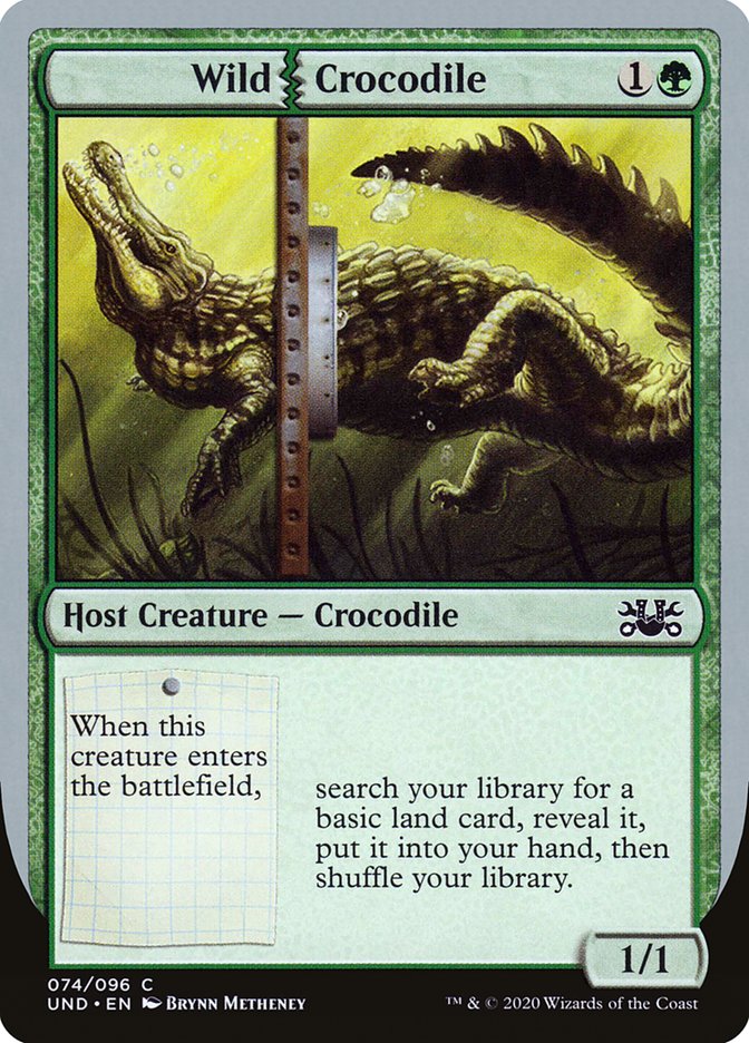 Wild Crocodile [Unsanctioned] MTG Single Magic: The Gathering    | Red Claw Gaming