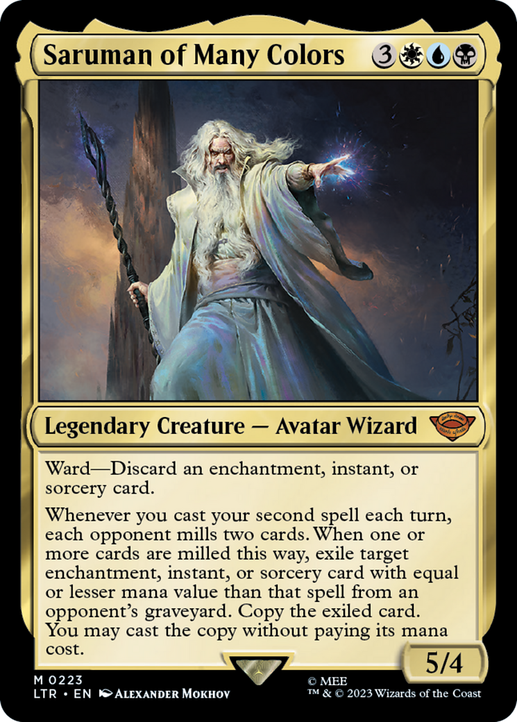 Saruman of Many Colors [The Lord of the Rings: Tales of Middle-Earth] MTG Single Magic: The Gathering    | Red Claw Gaming