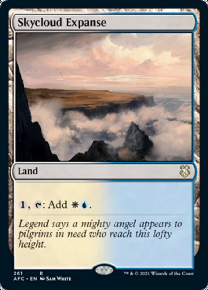 Skycloud Expanse [Dungeons & Dragons: Adventures in the Forgotten Realms Commander] MTG Single Magic: The Gathering    | Red Claw Gaming