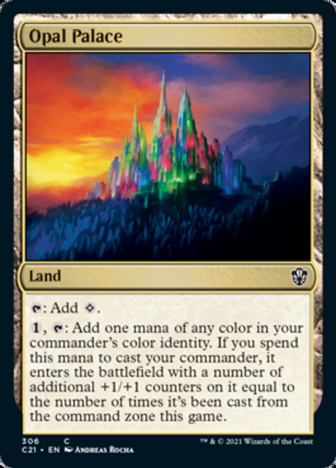 Opal Palace [Commander 2021] MTG Single Magic: The Gathering    | Red Claw Gaming
