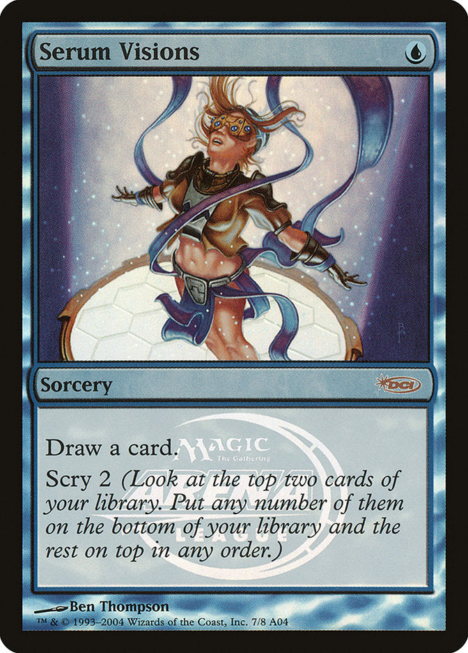 Serum Visions [Arena League 2004] MTG Single Magic: The Gathering    | Red Claw Gaming