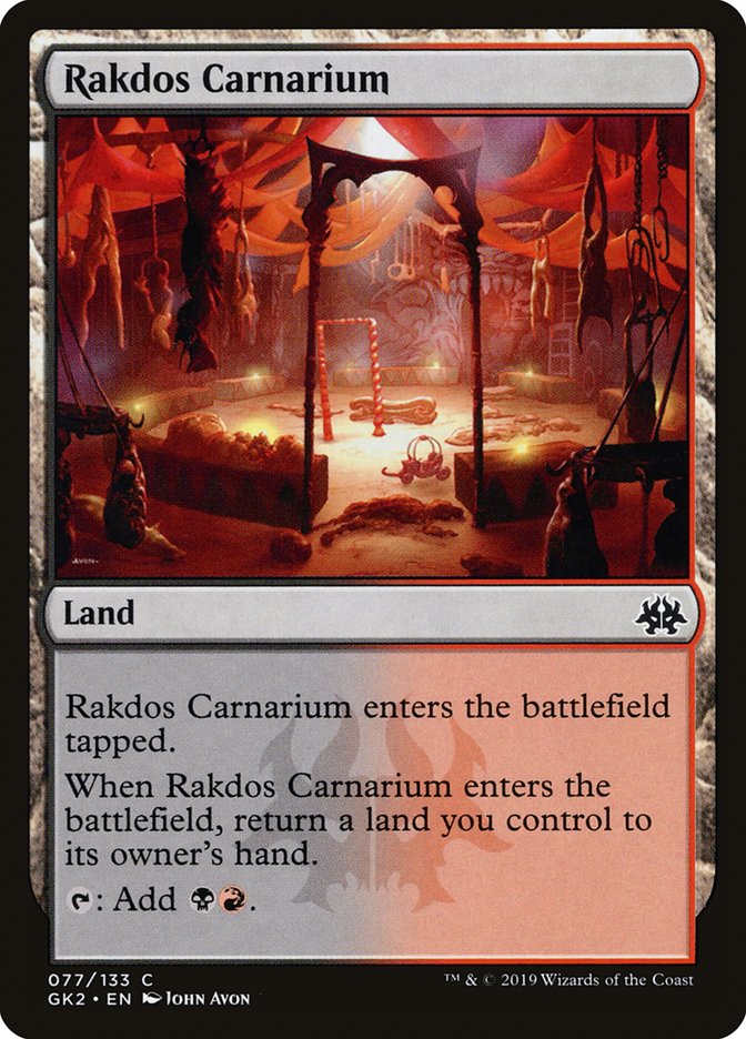 Rakdos Carnarium [Ravnica Allegiance Guild Kit] MTG Single Magic: The Gathering    | Red Claw Gaming