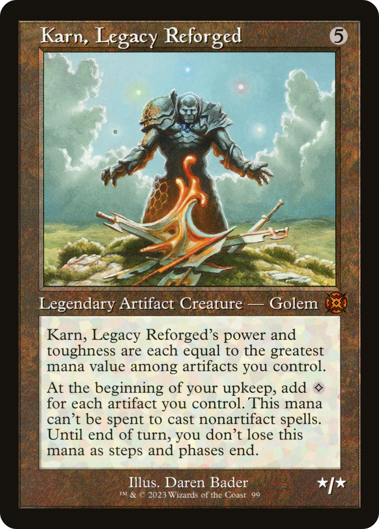 Karn, Legacy Reforged (Retro) [March of the Machine: The Aftermath] MTG Single Magic: The Gathering    | Red Claw Gaming
