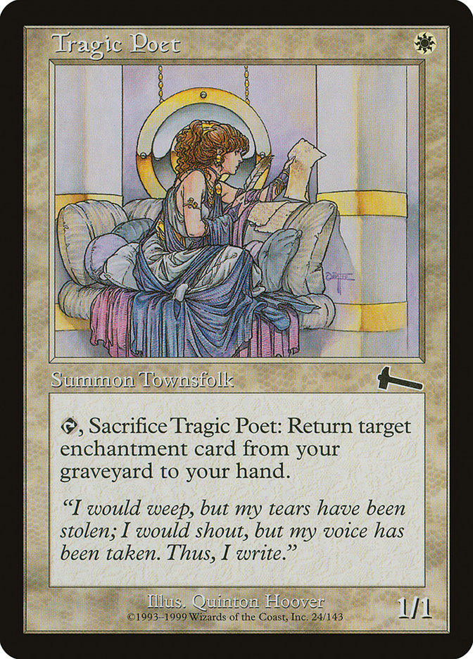 Tragic Poet [Urza's Legacy] MTG Single Magic: The Gathering    | Red Claw Gaming