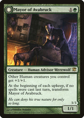 Mayor of Avabruck // Howlpack Alpha [Innistrad] MTG Single Magic: The Gathering    | Red Claw Gaming