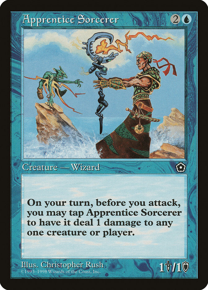 Apprentice Sorcerer [Portal Second Age] MTG Single Magic: The Gathering    | Red Claw Gaming