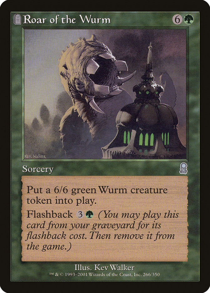 Roar of the Wurm [Odyssey] MTG Single Magic: The Gathering    | Red Claw Gaming