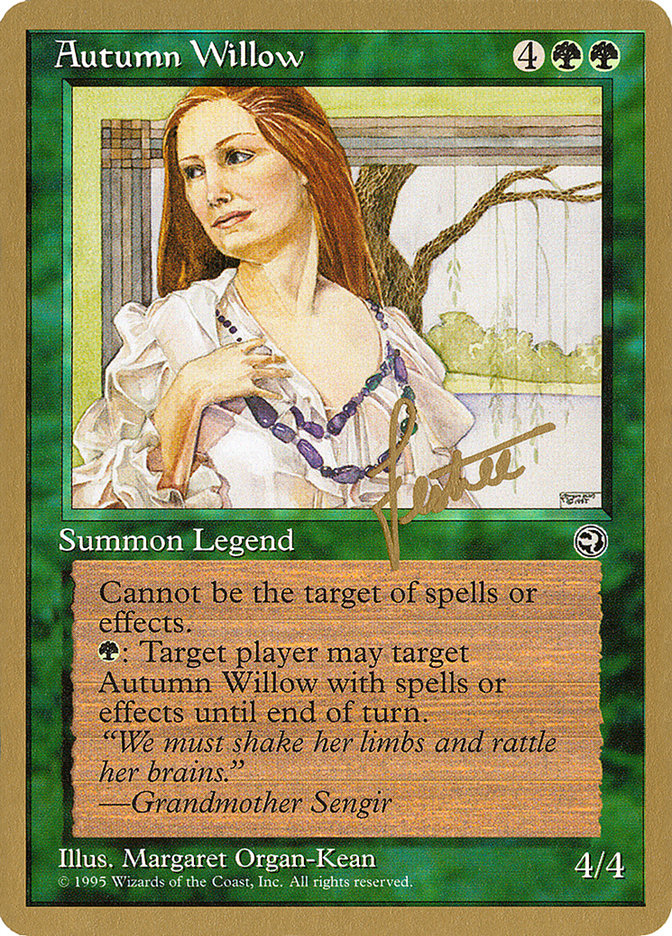 Autumn Willow (Bertrand Lestree) [Pro Tour Collector Set] MTG Single Magic: The Gathering    | Red Claw Gaming