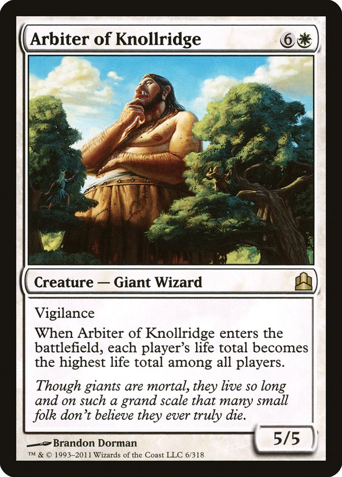 Arbiter of Knollridge [Commander 2011] MTG Single Magic: The Gathering    | Red Claw Gaming