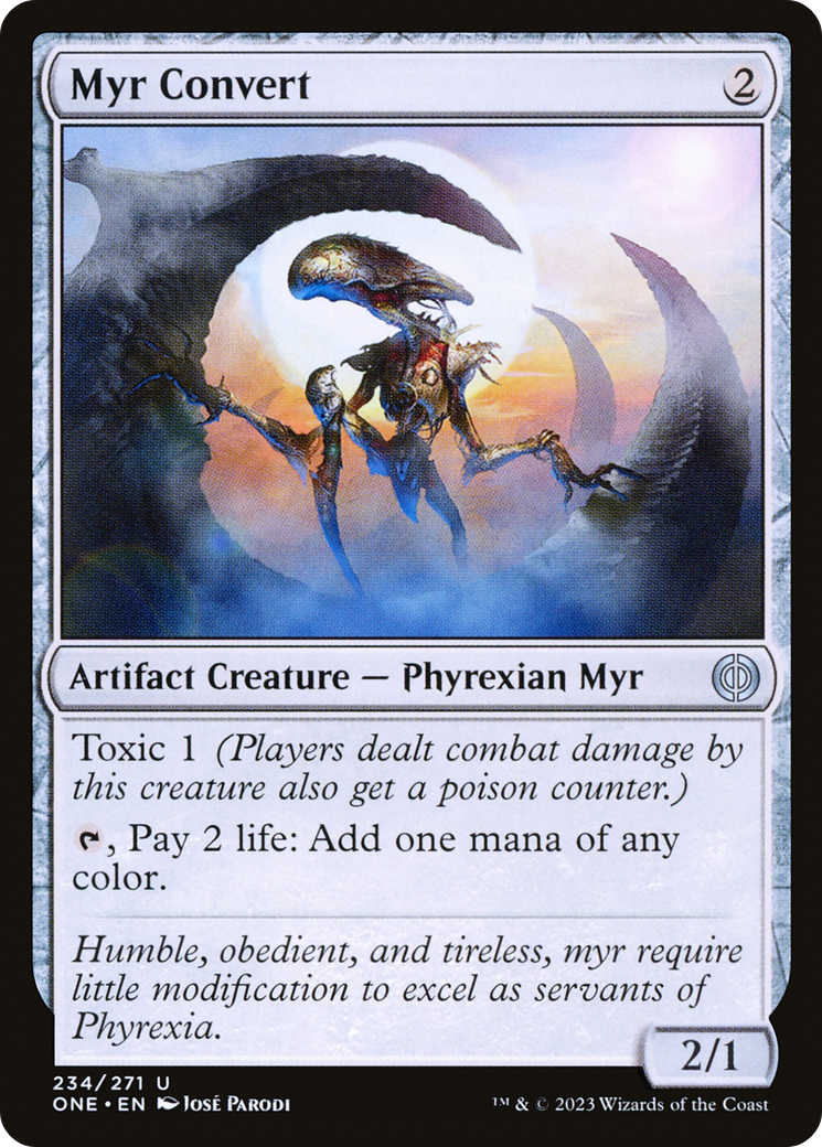 Myr Convert [Phyrexia: All Will Be One] MTG Single Magic: The Gathering    | Red Claw Gaming