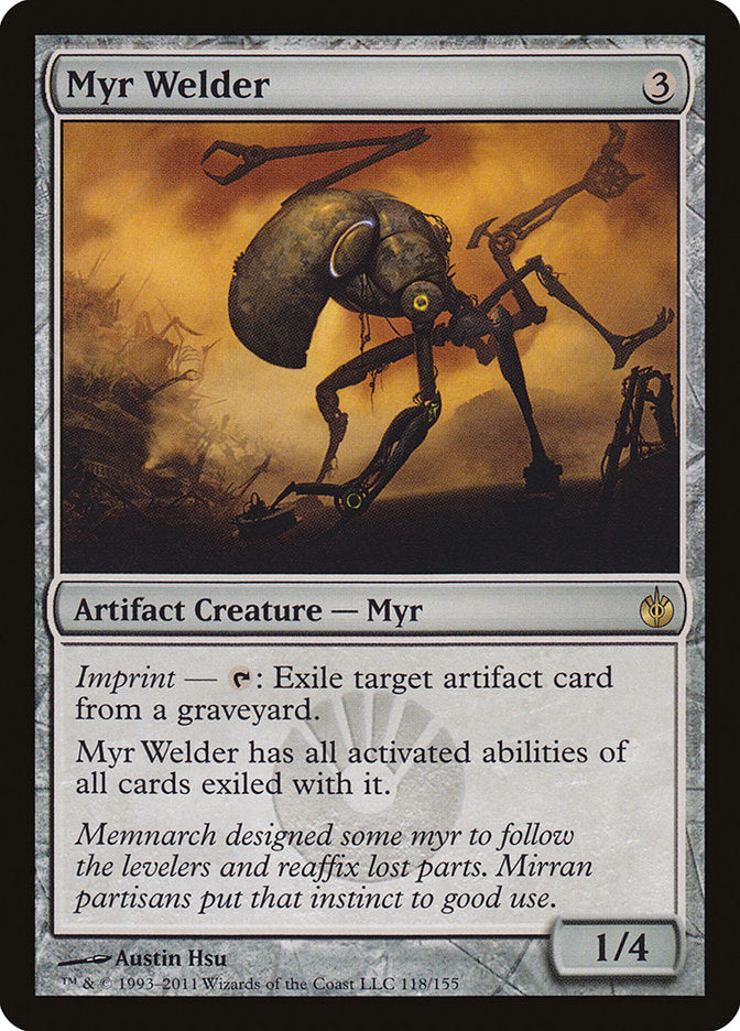 Myr Welder [Mirrodin Besieged] MTG Single Magic: The Gathering    | Red Claw Gaming