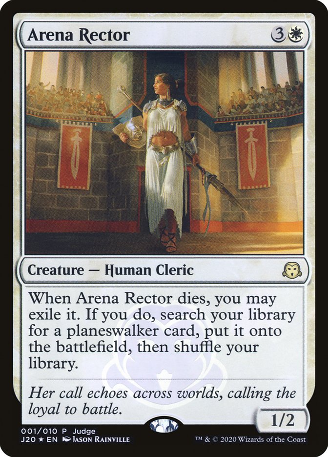 Arena Rector [Judge Gift Cards 2020] MTG Single Magic: The Gathering    | Red Claw Gaming