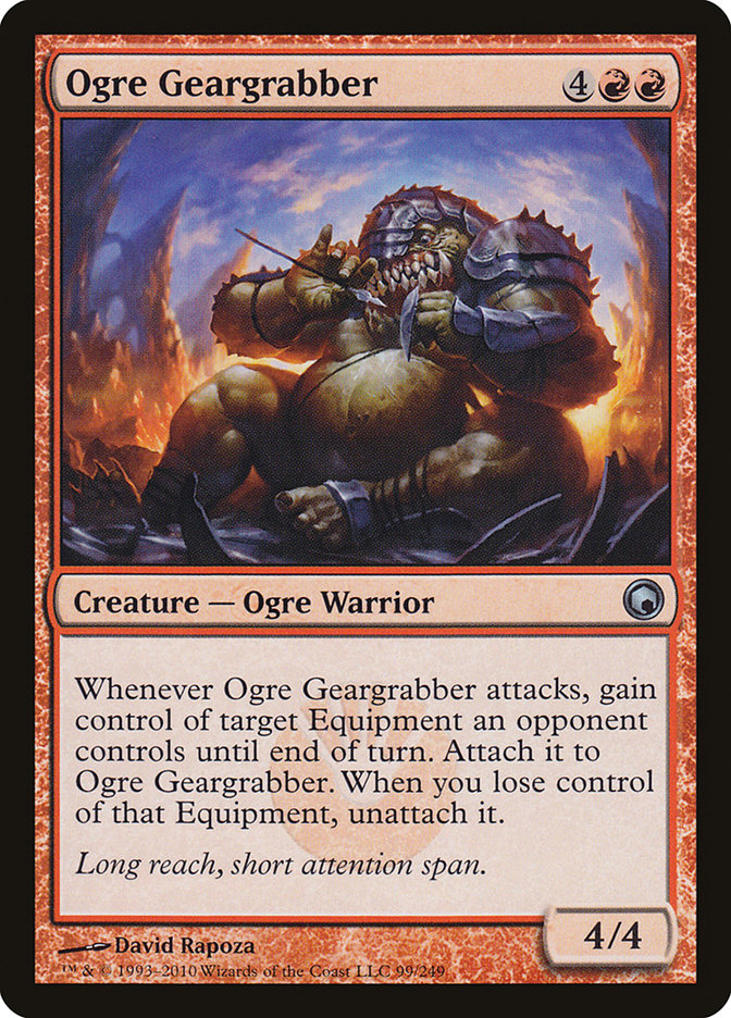 Ogre Geargrabber [Scars of Mirrodin] MTG Single Magic: The Gathering    | Red Claw Gaming