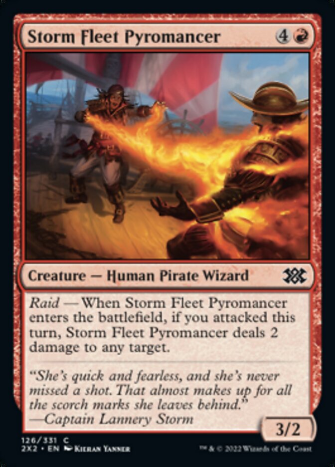 Storm Fleet Pyromancer [Double Masters 2022] MTG Single Magic: The Gathering    | Red Claw Gaming
