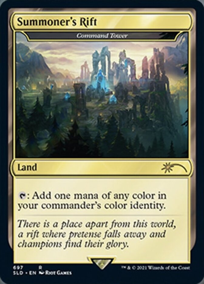 Command Tower - Summoner's Rift [Secret Lair Drop Promos] MTG Single Magic: The Gathering    | Red Claw Gaming