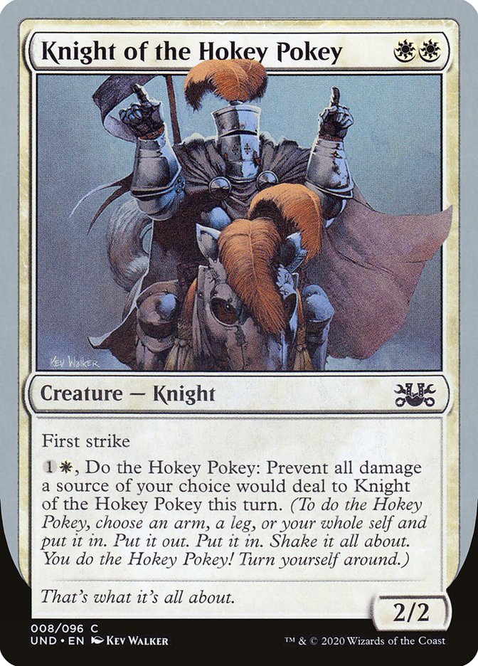 Knight of the Hokey Pokey [Unsanctioned] MTG Single Magic: The Gathering    | Red Claw Gaming