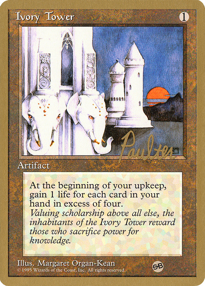 Ivory Tower (Preston Poulter) (SB) [Pro Tour Collector Set] MTG Single Magic: The Gathering    | Red Claw Gaming