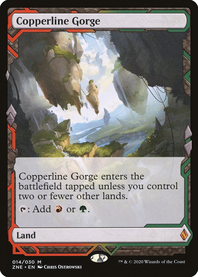 Copperline Gorge (Expeditions) [Zendikar Rising Expeditions] MTG Single Magic: The Gathering    | Red Claw Gaming