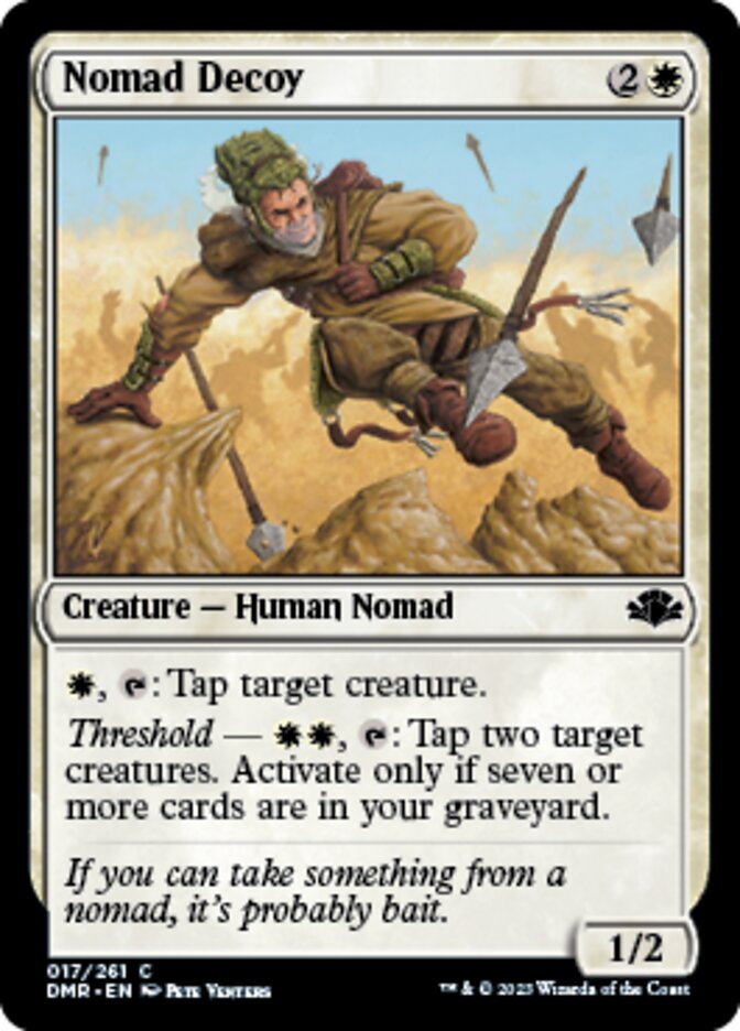 Nomad Decoy [Dominaria Remastered] MTG Single Magic: The Gathering    | Red Claw Gaming