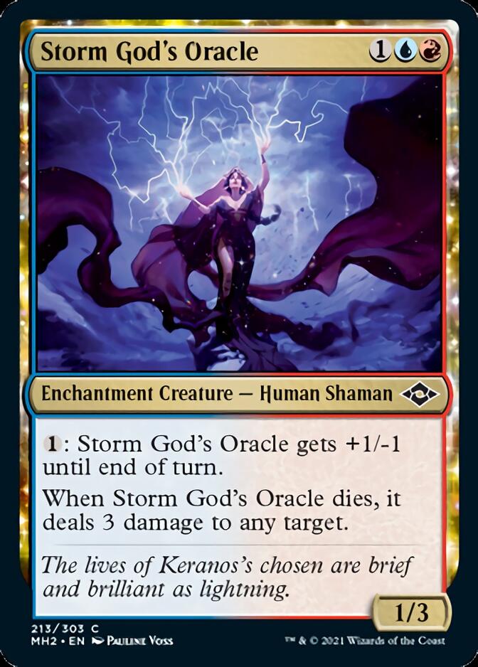 Storm God's Oracle [Modern Horizons 2] MTG Single Magic: The Gathering    | Red Claw Gaming