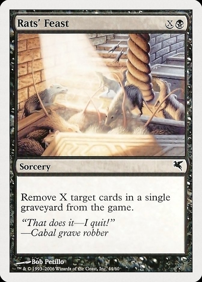 Rats' Feast (44) [Hachette UK] MTG Single Magic: The Gathering    | Red Claw Gaming