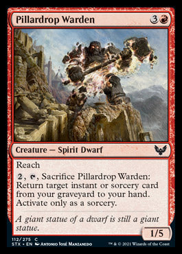 Pillardrop Warden [Strixhaven: School of Mages] MTG Single Magic: The Gathering    | Red Claw Gaming